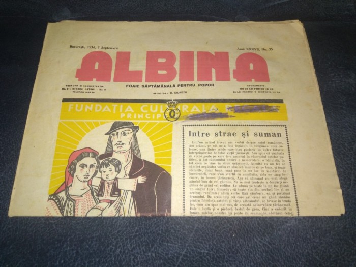 REVISTA ALBINA 7 SEPTEMBRIE 1934