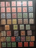 Lot timbre Germania Deutsches Reich 1923&ndash;1955 &ndash; Hiperinflație (Milioane și Miliarde Mark) + Bundespost/Posthorn &ndash; 45+ exemplare
