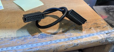 Cablu Scart 35cm foto
