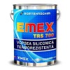 Vopsea Siliconica Termorezistenta &ldquo;Emex TRS 700&rdquo; - Negru - Bid. 4 Kg