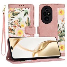 Husa personalizata fete Honor 200 Pro Techsuit FlipCraft, roz foto