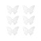 Autocolante de perete, acrilice, Fluturi, set 6 bucati, ATU-082418
