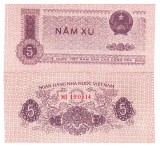 Vietnamul de Nord 5 XU 1972 P-76 Viet Cong UNC
