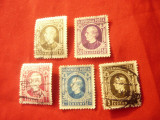 Serie mica Slovacia 1939 - Pater Andrei Hlinka , 5 val.stamp :10, 30 ,1 ,2,5 ,3, Stampilat