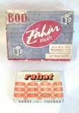 Doua cutii: Zahar bucati si Rahat cu aroma de zmeura, 1968 - 1984