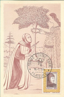 C1769 - Italia 1974 - carte maxima foto