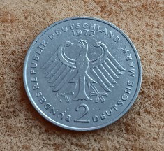 C50 - Moneda foarte veche - Germania - 2 marci - 1972 litera J
