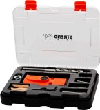 Kit Strend Pro Premium pentru imbinari in unghi (pocket hole), set de gaurire pentru tamplarie, 55 piese