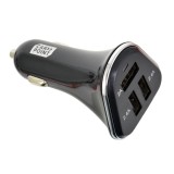 Incarcator Auto Carpoint 3xUSB, 5V/6.8A, 12V/24V, Incarcare Rapida Universala, Negru