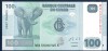 CONGO █ bancnota █ 100 Francs █ 2013 █ P-98a █ G&amp;D █ UNC █ necirculata