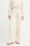 Silvian Heach pantaloni de trening MOUJANE culoarea bej, uni, GPA25050PA