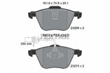Set placute frana TEXTAR 2326903