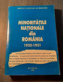 Minoritatile nationale din Romania 1925 - 1931 Ioan Scurtu