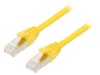 Cablu Patch Cord LAPP Cat.6a S/FTP LSZH, 5m, Galben, Ecranat Cu si Folie Al-PET, 26AWG
