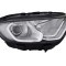 Far FORD ECOSPORT, 10.2017-, TYC, fata, partea dreapta, cu &amp;#39;lumina de zi&amp;#39; tip LED;tip bec H1+H18; electric; argintiu; cu motor;