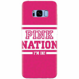 Husa silicon pentru Samsung S8 Plus, Pink Nation
