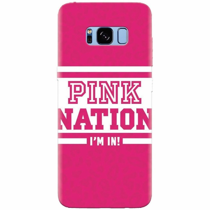Husa silicon pentru Samsung S8 Plus, Pink Nation