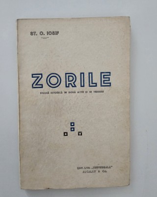 Carte veche Stefan O Iosif Zorile foto