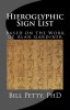 Hieroglyphic Sign List: Based on the Work of Alan Gardiner