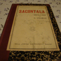 Calidasa - Sacontala - poema indiana - trad George Cosbuc - interbelica