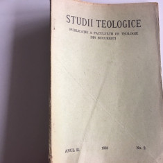 STUDII TEOLOGICE NO.2/1931 DE PR. GR. CRISTESCU, T. POPESCU, I. POPESCU MALAESTI