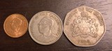Lot 3 monede Gambia - 1/25 Bututs 1971 si 1 Dalasi 1998