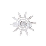 Clemă Decorativă Perdele Și Draperii/ Set Clip Metal Helios / Alb Auriu, Compozitie Metal