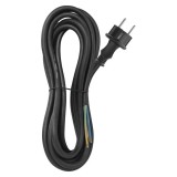 Cablu de alimentare EMOS S03450 nedetasabil flexibil izolatie cauciuc 3x2.5mm2 5m negru