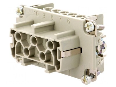 Conector HDC inserturi de contact mamă 10 pini 10 PE foto