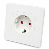 Priza inteligenta incastrata Wi‑Fi alba 16A cu monitorizare consum