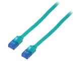 Patch cord U/UTP Cat6a PVC Verde 5m