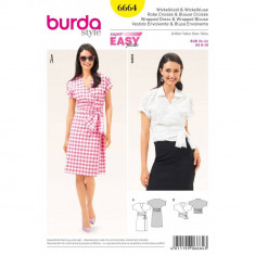 Tipar rochie si bluza Burda Style 6664 foto