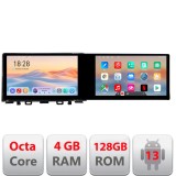 Navigatie Kia Rio 2019- Edotec 2 ecrane 8 core 4+128 21.6 inch Incell android Wifi 5Ghz gps internet kit-rio-2020