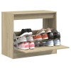 VidaXL Pantofar, stejar sonoma, 80x42x69 cm, lemn prelucrat 840003