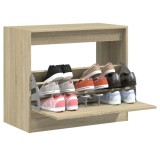 vidaXL Pantofar, stejar sonoma, 80x42x69 cm, lemn prelucrat