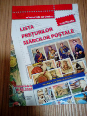 LISTA PRETURILOR MARCILOR POSTALE - 2020 -lista de preturi a marcilor romanesti foto