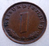 2.784 GERMANIA 1 REICHSPFENNIG 1938 G