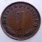 2.784 GERMANIA 1 REICHSPFENNIG 1938 G