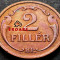 Moneda istorica 2 FILLER / FILERI - UNGARIA, anul 1930 *cod 3580 = EROARE