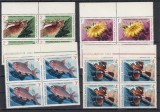 ROMANIA 1984 LP 1096 PROTEJAREA MEDIULUI INCONJURATOR BLOCURI DE 4 MNH, Nestampilat