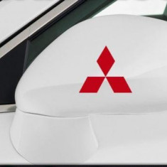 Sticker oglinda Mitsubishi (set 2 buc.)