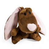 Jucărie C&acirc;ine, Iepure de Pluș, &Icirc;nălțime 35cm, Culoare Maro, Oem