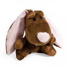 Jucărie C&acirc;ine, Iepure de Pluș, &Icirc;nălțime 35cm, Culoare Maro