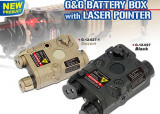 PUNCTATOR LASER / CUTIE PENTRU ACUMULATORI - BLACK, G&amp;G ARMAMENT