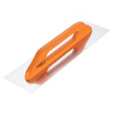 Gletiera din otel inoxidabil 480x128 mm, cu maner ergonomic din lemn