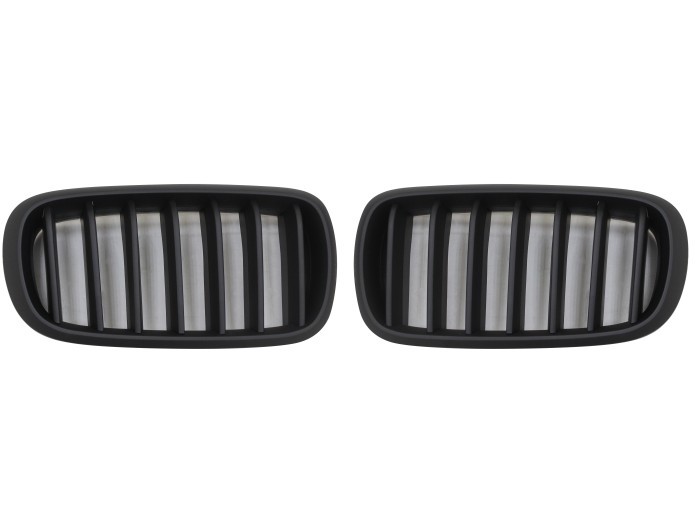 Grila masca fata fata BMW X5 (F15/F85), 10.2013-03.2019, partea stanga, negru; Tuning,