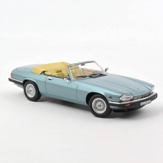 Macheta auto Jaguar XJ-S 5.3 HE Convertible 1988 albastru, 1:18 Norev