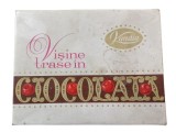 NI729 Vișine trase &icirc;n ciocolată, cutie de bomboane, Rom&acirc;nia, perioada comunistă