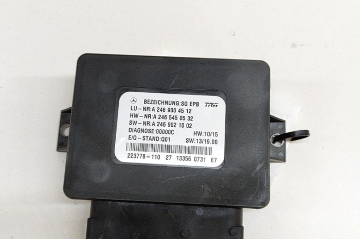 Unitate de control fr&acirc;nă de m&acirc;nă MERCEDES-BENZ GLA X156 2014 OEM: A2469004512,A2465450532,A2469021002 25987711