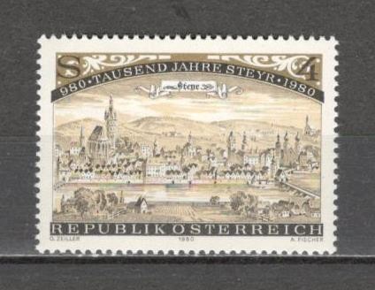Austria.1980 1000 ani orasul Steyr-Gravura MA.933